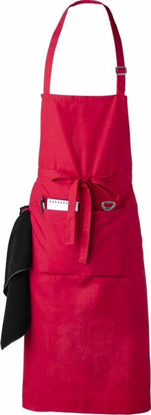 Uitgang ???? Happyshopper Keukenschort - Schorten - Keuken - Keukentextiel - Mannen - Vrouwen - Rood ✨ 2 Uitgang ???? Happyshopper Keukenschort - Schorten - Keuken - Keukentextiel - Mannen - Vrouwen - Rood ✨ - Afbeelding 2