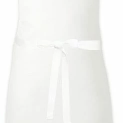 Flash-uitverkoop ???? Link Kitchen Wear Keukenschort Van 100% Ecologisch Geteelde Katoen, Off White. ????