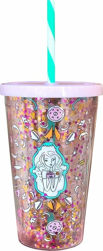 Gloednieuw ⌛ Jill Schirnhofer Jill Milkshake Beker - 0,5 L - Glitter ???? 1 Gloednieuw ⌛ Jill Schirnhofer Jill Milkshake Beker - 0,5 L - Glitter ????