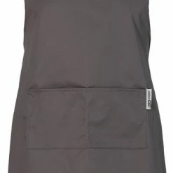 Nieuw ???? Chefs Fashion - Keukenschort - Grijs Schort - 2 Zakken - Simpel Verstelbaar - 71 X 82 Cm ????