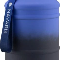 Kopen ???? Navaris Enkelwandige Waterfles Van Rvs - Drinkfles - 2L - Extra Grote Roestvrijstalen Fles Met Drinkdop - Ideaal Tijdens Het Sporten - BPA-vrij ????