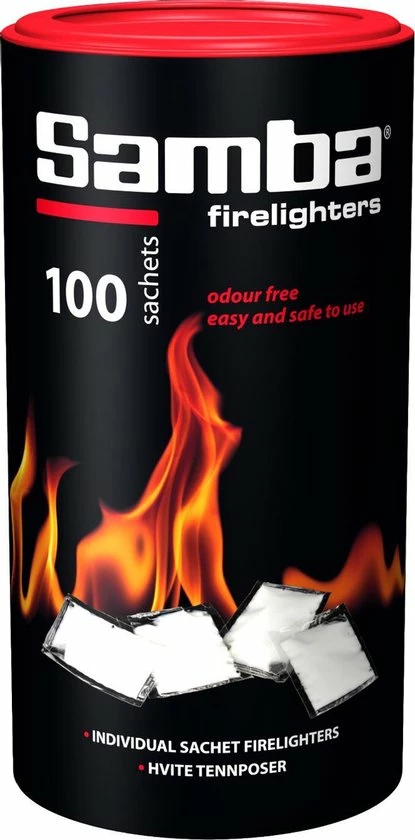 Goedkoop ???? Samba Aanmaakzakjes Openhaard - 100 Stuks In Koker ???? 2 Goedkoop ???? Samba Aanmaakzakjes Openhaard - 100 Stuks In Koker ???? - Afbeelding 2
