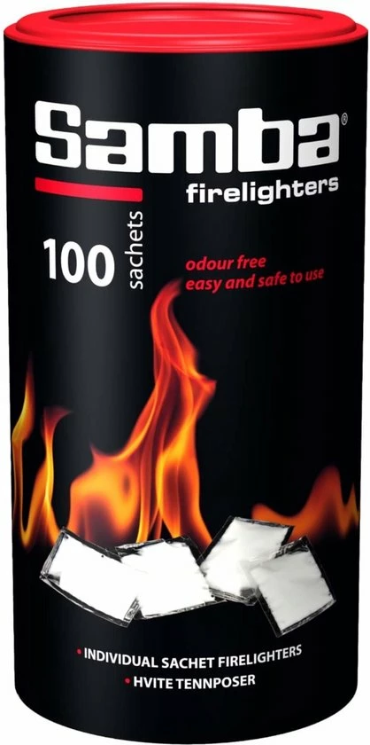 Goedkoop ???? Samba Aanmaakzakjes Openhaard - 100 Stuks In Koker ???? 4 Goedkoop ???? Samba Aanmaakzakjes Openhaard - 100 Stuks In Koker ???? - Afbeelding 4