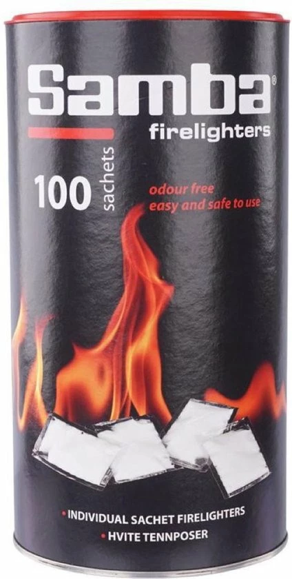 Goedkoop ???? Samba Aanmaakzakjes Openhaard - 100 Stuks In Koker ???? 3 Goedkoop ???? Samba Aanmaakzakjes Openhaard - 100 Stuks In Koker ???? - Afbeelding 3