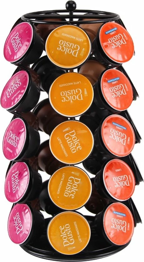 Goedkoop ???? Merkloos Capsule Houder Voor Dolce Gusto Cups - Zwart - 360º Draaibaar - 35 Capsules - Koffie Houder En Standaard ???? 1 Goedkoop ???? Merkloos Capsule Houder Voor Dolce Gusto Cups - Zwart - 360º Draaibaar - 35 Capsules - Koffie Houder En Standaard ????