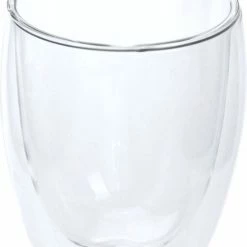 Goedkoop ???? Orange85 Dubbelwandige - Koffieglazen Theeglazen - Set - 3stuks - 8x8x10 Cm - Doorzichtig - 180ml - Kunststof ✔️ -Tefal Shop 503x840 1