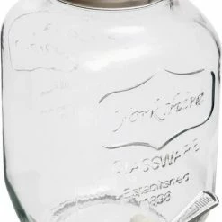 Groothandel ❤️ Secret De Gourmet Glazen Drank Dispensers 4 Liter Met Metalen Kraantje En Schroefdeksel - Sapdispenser - Drankdispenser ????