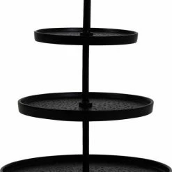 Beste deal ???? Light & Living Etagère Lutek - Zwart - 3 Laags ????