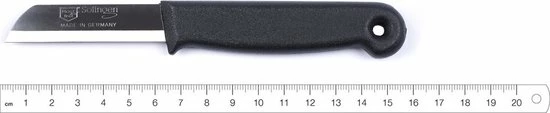 Coupon ???? Solingen Schilmesje - RVS Glad - 16 Cm Met "Blade Cover" - Zwart - 5 Stuks ???? 10 Coupon ???? Solingen Schilmesje - RVS Glad - 16 Cm Met "Blade Cover" - Zwart - 5 Stuks ???? - Afbeelding 10