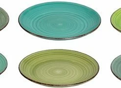 Kopen ✔️ Studio Tavola Ontbijtbord (6 Stuks) - Groene Tinten - 19cm - Aardewerk ????