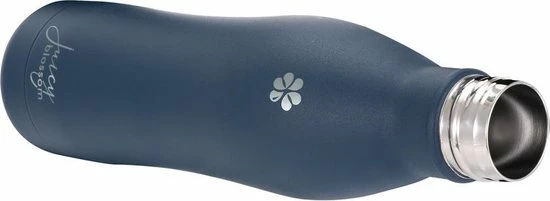 Beste deal ???? Juicy Blossom Drinkfles - 500ml - Stainless Steel Bottle - Roestvrij Staal - Waterfles - Drinkbus - Thermosfles (Nachtblauw) ???? 2 Beste deal ???? Juicy Blossom Drinkfles - 500ml - Stainless Steel Bottle - Roestvrij Staal - Waterfles - Drinkbus - Thermosfles (Nachtblauw) ???? - Afbeelding 2