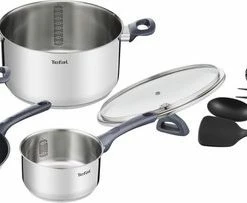 Gloednieuw ???? Tefal Daily Cook Pannenset - 11 Delig - RVS ✔️