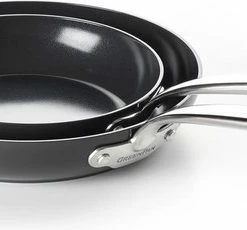 Hete verkoop ???? Greenpan Barcelona Pro Bakpan Set Van 2: 20cm + 28cm ????