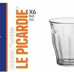 Beste Verkoop ???? Duralex Picardie Kleine Espresso Waterglas 9 Cl - Gehard Glas - 6 Stuks ???? -Tefal Shop 550x239 1
