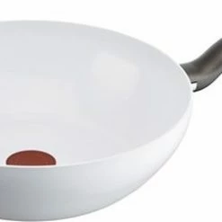 Flash-uitverkoop ???? Tefal Ceramic Control Wokpan - Ø 28 Cm - Wit ????