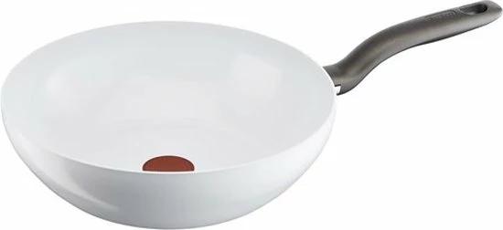 Flash-uitverkoop ???? Tefal Ceramic Control Wokpan - Ø 28 Cm - Wit ???? 1 Flash-uitverkoop ???? Tefal Ceramic Control Wokpan - Ø 28 Cm - Wit ????