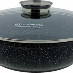 Top 10 ❤️ EDENBERG Edënbërg Stonetec Line - Luxe Wokpan - Ø 32 Cm - 5.5l - 3-laags Anti-aanbaklaag ✨