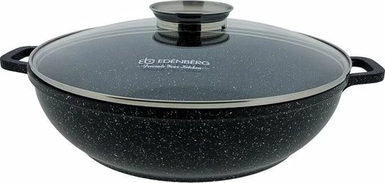 Top 10 ❤️ EDENBERG Edënbërg Stonetec Line - Luxe Wokpan - Ø 32 Cm - 5.5l - 3-laags Anti-aanbaklaag ✨ 1 Top 10 ❤️ EDENBERG Edënbërg Stonetec Line - Luxe Wokpan - Ø 32 Cm - 5.5l - 3-laags Anti-aanbaklaag ✨