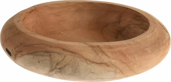 Beste Verkoop ???? H&S Collection Fruitschaal Teak Hout 25 Cm - Decoratieve Schalen Voor Groente En Fruit ???? 2 Beste Verkoop ???? H&S Collection Fruitschaal Teak Hout 25 Cm - Decoratieve Schalen Voor Groente En Fruit ???? - Afbeelding 2