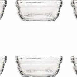 Gloednieuw ???? Duralex Carré Schaal - 11x11x12,5cm - 25 Cl - 6 Stuks - Gehard Glas ✔️ -Tefal Shop 550x265 6