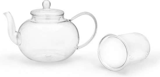 Gloednieuw ???? Bredemeijer - Theeset Glazen Theepot 1 Liter Met Filter + Twee Theeglazen ???? 4 Gloednieuw ???? Bredemeijer - Theeset Glazen Theepot 1 Liter Met Filter + Twee Theeglazen ???? - Afbeelding 4