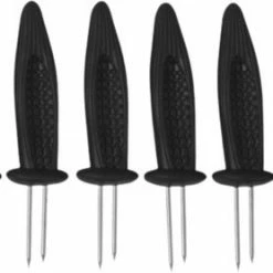 Beste recensies van ???? Orange85 Mais Prikkers - Vorkjes - 8 Stuks - Zwart - RVS En Kunststof - Maiskolf Prikker - Mais Vorken - Maiskolfhouder ????