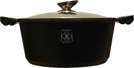 Flash-uitverkoop ???? Kookkunst Holland Pannenset 10 Delig Inductie Met Deksels En Silicone Koudgrepen - Zwart ???? 3 Flash-uitverkoop ???? Kookkunst Holland Pannenset 10 Delig Inductie Met Deksels En Silicone Koudgrepen - Zwart ???? - Afbeelding 3
