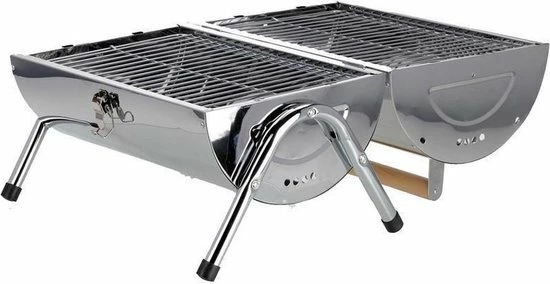 Beste Pirce ❤️ BBQ Collection Houtskoolbarbecue - Cilinder - Chroom ???? 10 Beste Pirce ❤️ BBQ Collection Houtskoolbarbecue - Cilinder - Chroom ???? - Afbeelding 10