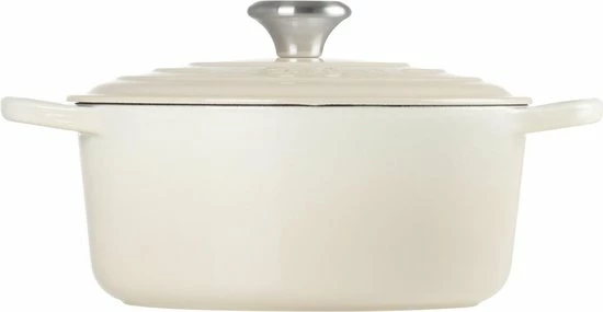 Promo ???? Le Creuset Braadpan Signature Meringue - ø 24 Cm / 4.2 Liter ✨ 3 Promo ???? Le Creuset Braadpan Signature Meringue - ø 24 Cm / 4.2 Liter ✨ - Afbeelding 3