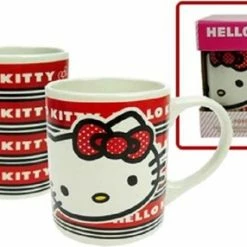 Uitgang ???? Sanrio Hello Kitty Hello Kitty - Mok - Rood - Keramiek - 250ml ????