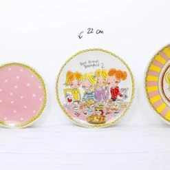 Beste deal ???? Blond Amsterdam Bord 22 Cm ???? Girls - Even Bijkletsen ⌛ -Tefal Shop 550x287