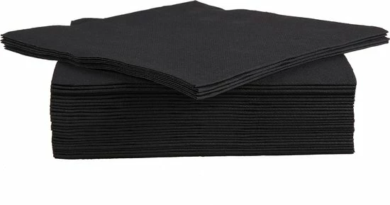Beste deal ???? Cosy&Trendy For Professionals Servet Papier Set-40 - Zwart - 38 Cm ⭐ 3 Beste deal ???? Cosy&Trendy For Professionals Servet Papier Set-40 - Zwart - 38 Cm ⭐ - Afbeelding 3