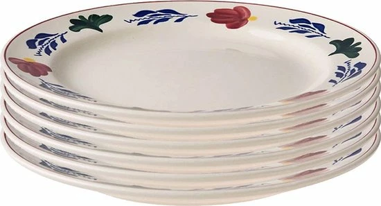 Nieuw ✔️ Boerenbont Bord Ø24 Cm 6 Stuks ???? 1 Nieuw ✔️ Boerenbont Bord Ø24 Cm 6 Stuks ????