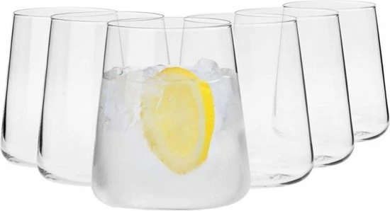 Begroting ???? Krosno Waterglazen - Tumbler - Frisdrankglazen - 6 St. - 380 Ml ???? 2 Begroting ???? Krosno Waterglazen - Tumbler - Frisdrankglazen - 6 St. - 380 Ml ???? - Afbeelding 2