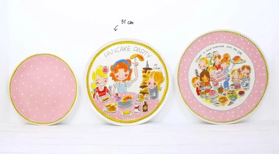 Kopen ???? Blond Amsterdam Even Bijkletsen Pannenkoekbord Ø31 Cm ???? 2 Kopen ???? Blond Amsterdam Even Bijkletsen Pannenkoekbord Ø31 Cm ???? - Afbeelding 2