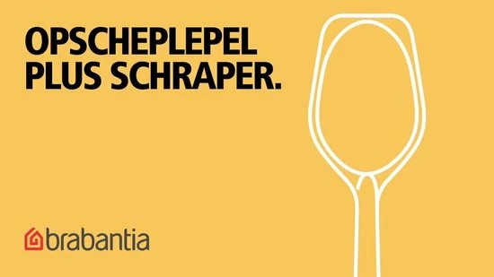 Promo ???? Brabantia Tasty+ Opscheplepel Plus Schraper - Grape Red ???? 2 Promo ???? Brabantia Tasty+ Opscheplepel Plus Schraper - Grape Red ???? - Afbeelding 2