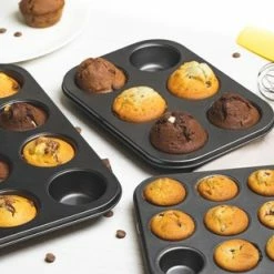 Hete verkoop ???? Sareva Muffinvorm - 12 Muffins - Large ???? -Tefal Shop 550x309 6