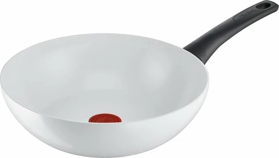 Flash-uitverkoop ???? Tefal Ceramic Control Wokpan - Ø 28 Cm - Wit ???? 8 Flash-uitverkoop ???? Tefal Ceramic Control Wokpan - Ø 28 Cm - Wit ???? - Afbeelding 8