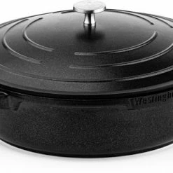 Beste deal ???? Westinghouse Performance Series - Hapjespan Inductie Met Deksel - 32cm Sauteerpan - Oven Geschikt - Zwart ????