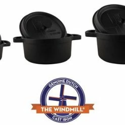 Nieuw ⭐ The Windmill BBQ Pan S 2 Ltr - Gietijzeren Pan Met Deksel En Een Vlakke Bodem ???? 15 Nieuw ⭐ The Windmill BBQ Pan S 2 Ltr - Gietijzeren Pan Met Deksel En Een Vlakke Bodem ???? -Tefal Shop 550x325 4