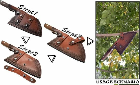 Beste Pirce ???? STORX Hakbijl - Slagersmes - BBQ - Handmade - Hak Mes - Mes - Mannen - Koken - BBQ Master - Roestvrij Staal - Stoer - Handgemaakt - Koksmes - CADEAU TIP! ???? 12 Beste Pirce ???? STORX Hakbijl - Slagersmes - BBQ - Handmade - Hak Mes - Mes - Mannen - Koken - BBQ Master - Roestvrij Staal - Stoer - Handgemaakt - Koksmes - CADEAU TIP! ???? - Afbeelding 12