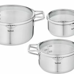 Goedkoopste ???? Tefal Nordica Pannenset 3 Delig - Steelpan Ø 16 Cm & Kookpan Ø 20 + Ø 24 Cm ✨
