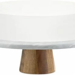 Gloednieuw ❤️ Navaris Draaibaar Taartplateau Van Marmer - 30 Cm Doorsnee - Voor Het Presenteren En Aansnijden Van Taarten - Met Houten Voet ???? 8 Gloednieuw ❤️ Navaris Draaibaar Taartplateau Van Marmer - 30 Cm Doorsnee - Voor Het Presenteren En Aansnijden Van Taarten - Met Houten Voet ???? -Tefal Shop 550x345 1