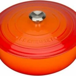 Beste deal ???? Le Creuset Lage Braad-/ Stoofpan 6,2L - 30cm Oranjerood ????
