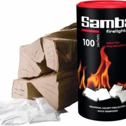 Goedkoop ???? Samba Aanmaakzakjes Openhaard - 100 Stuks In Koker ????