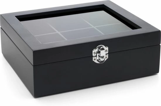 Aanbiedingen ???? Bredemeijer - Theedoos 6-vaks Venster Bamboe Zwart ❤️ 4 Aanbiedingen ???? Bredemeijer - Theedoos 6-vaks Venster Bamboe Zwart ❤️ - Afbeelding 4