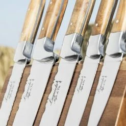 Hete verkoop ???? Laguiole Style De Vie Messenblok Luxury Line - 5-delig - Olijfhout ???? -Tefal Shop 550x366 120