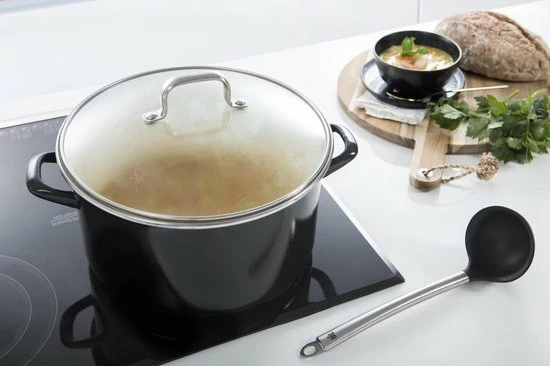 Beste Pirce ???? BK - Emaille Soeppan - 28 Cm - Zwart ???? 11 Beste Pirce ???? BK - Emaille Soeppan - 28 Cm - Zwart ???? - Afbeelding 11