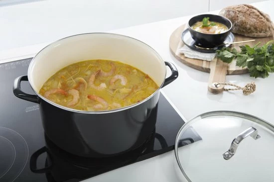 Beste Pirce ???? BK - Emaille Soeppan - 28 Cm - Zwart ???? 12 Beste Pirce ???? BK - Emaille Soeppan - 28 Cm - Zwart ???? - Afbeelding 12