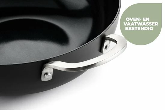 Hete verkoop ???? ISENVI Murray - Kookpan - 24 Cm - Keramische Pan - Inductie Pan - RVS Handgreep ???? 8 Hete verkoop ???? ISENVI Murray - Kookpan - 24 Cm - Keramische Pan - Inductie Pan - RVS Handgreep ???? - Afbeelding 8